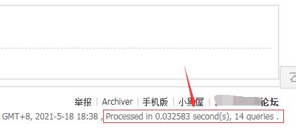  Add SQL query times and time codes at the bottom of the template of the ZBLOG topic